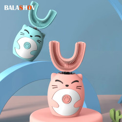 Cepillo de dientes sónico para niños BALASHOV: Blanqueamiento inteligente de 360 grados para pequeñas sonrisas